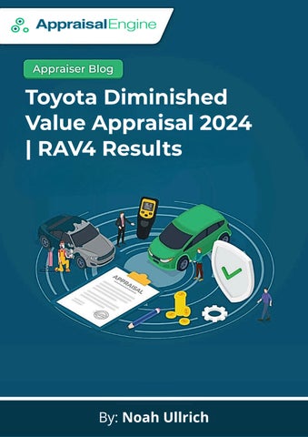 Toyota Diminished Value Appraisal 2024  RAV4 Results PDF