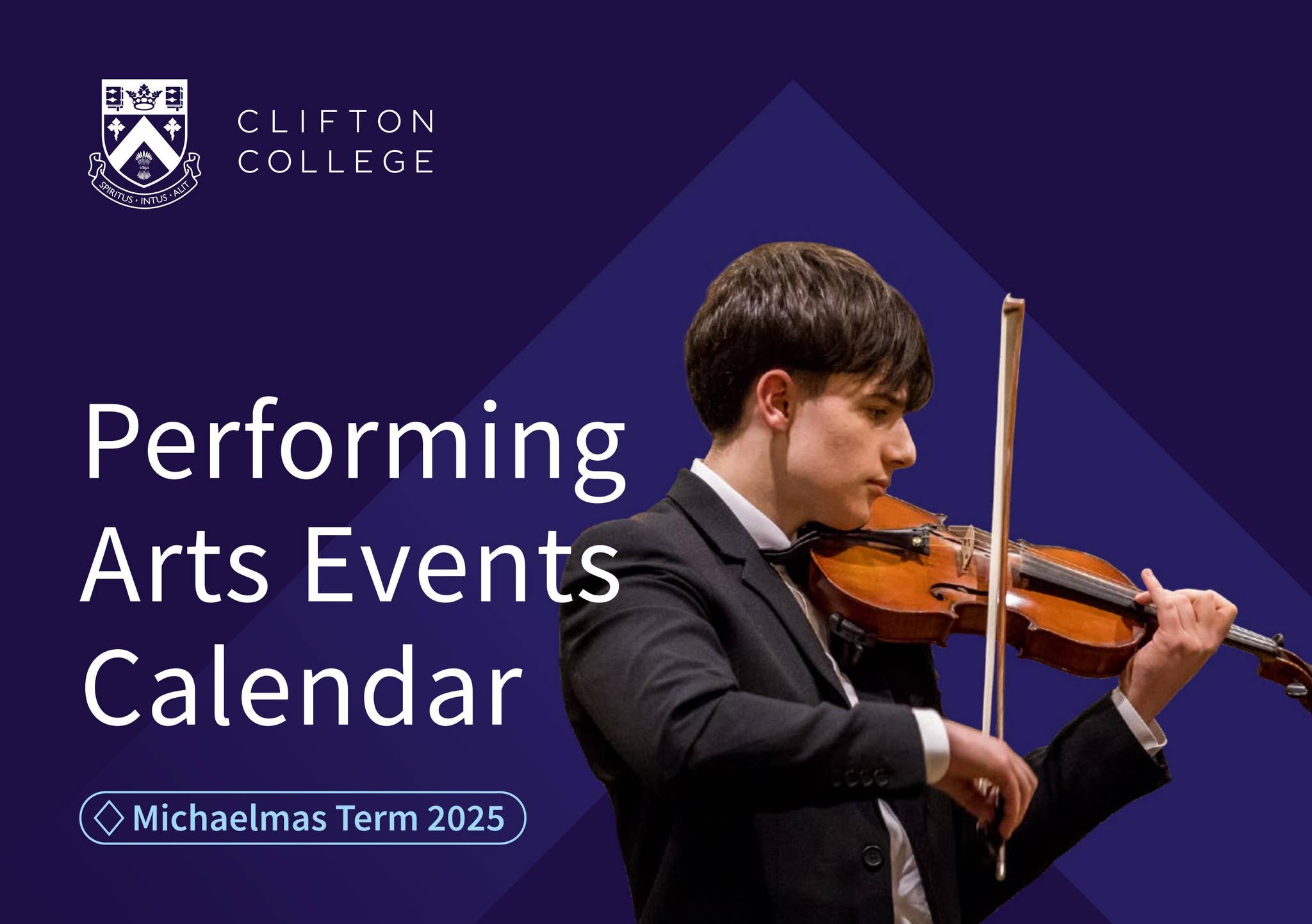 Performing Arts Calendar - Michaelmas Term 2025 by Clifton College - Issuu