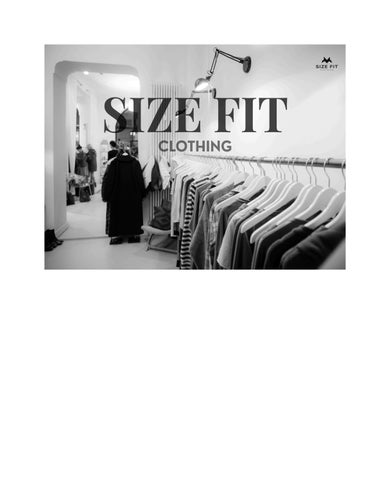 SIZE FIT clothing 