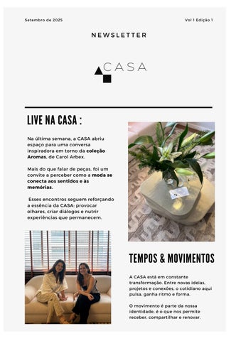 Newsletter Setembro