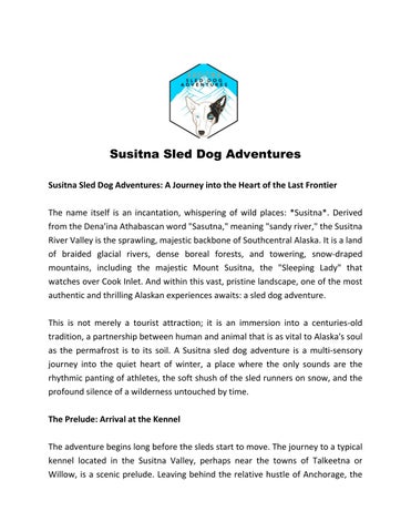 Sponsor your favorite dog team