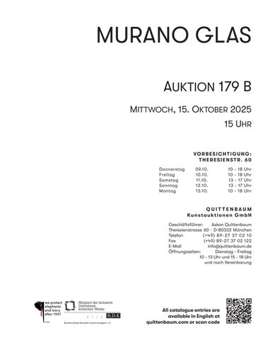 179B | 穆拉诺玻璃 Glas | Quittenbaum Kunstauktionen 第 3 页