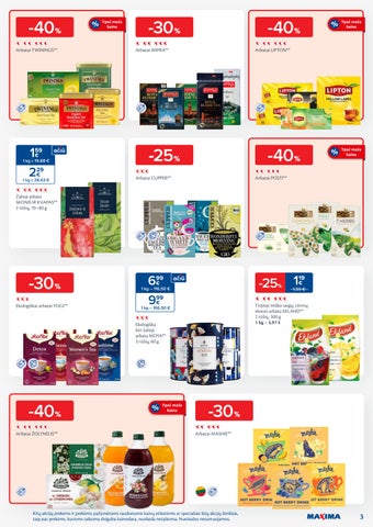 MAXIMA kaininis leidinys 编号 . 40 第 3 页
