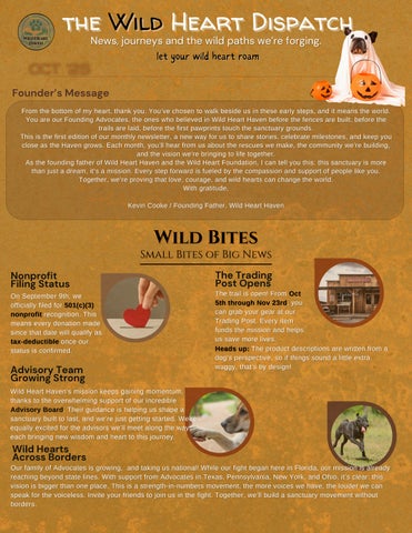 October Advocates Newsletter