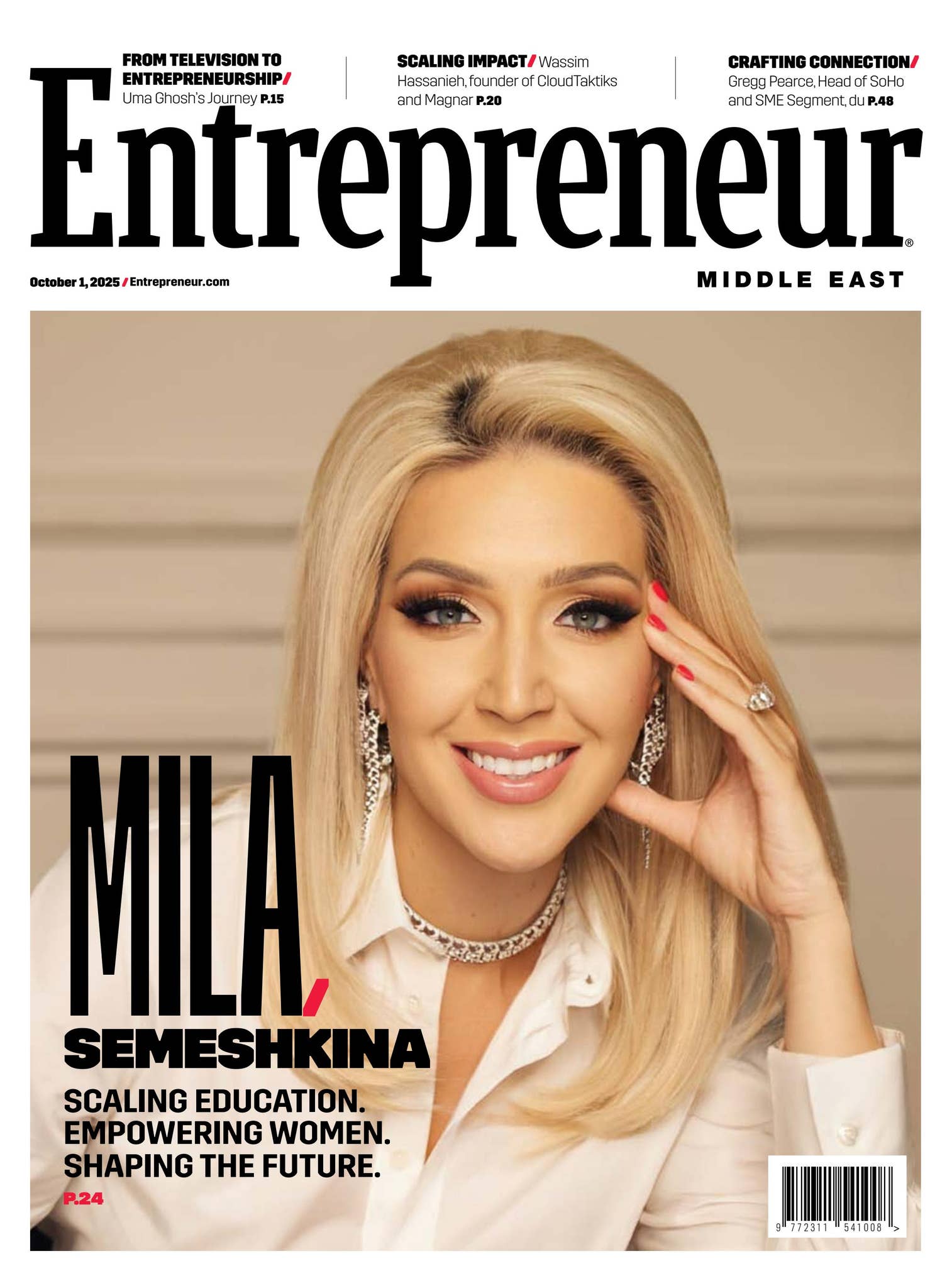 Entrepreneur Middle East October 1, 2025 | Mila Semeshkina - Shaping The  Future by Entrepreneur Middle East - Issuu