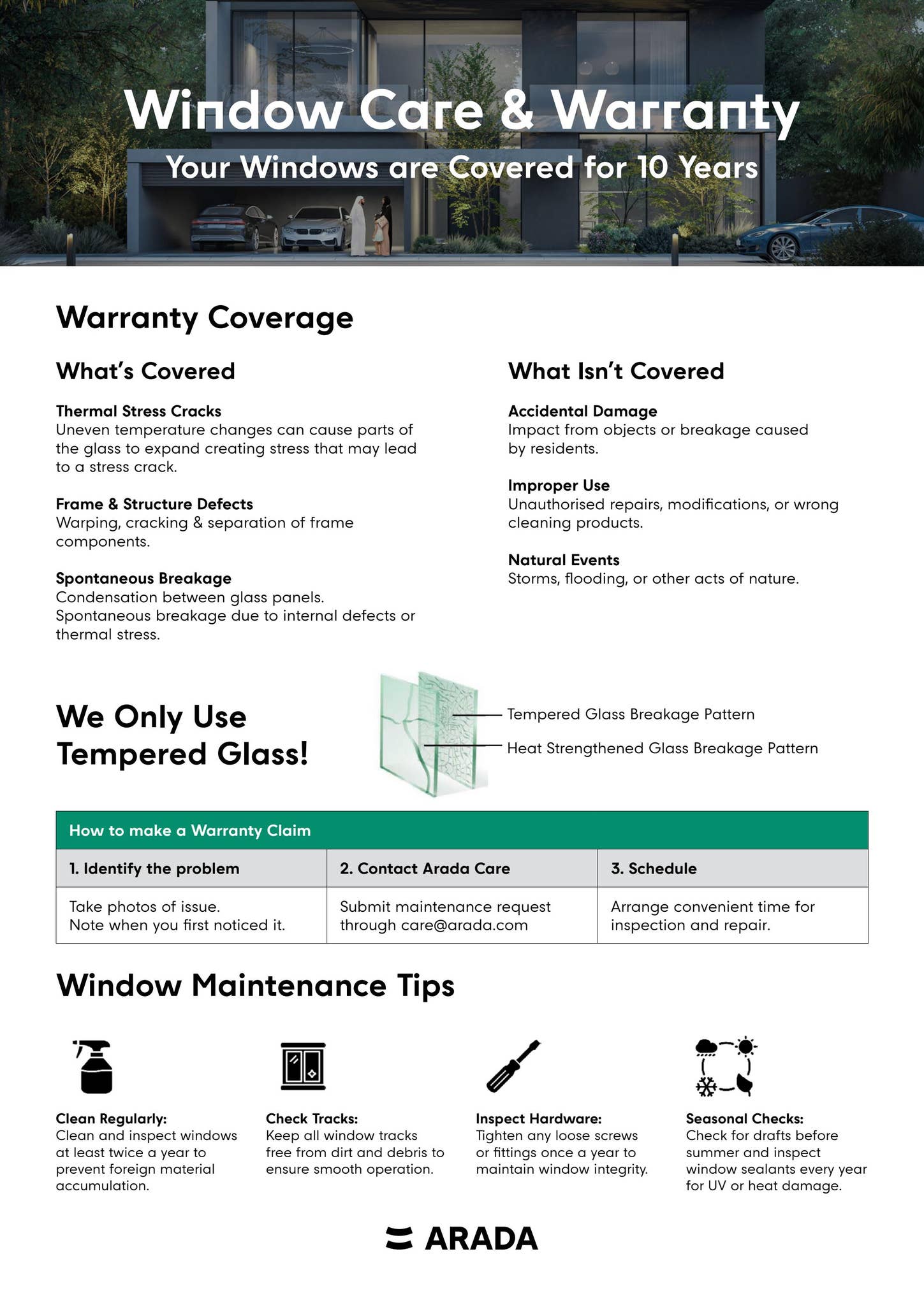 Window Warranty Maintenance Tips by Arada Community Resources - Issuu