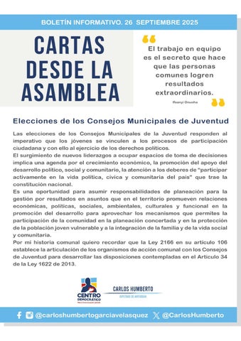 Boletín Informativo Septiembre