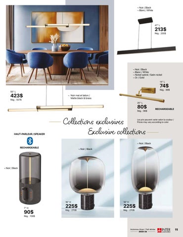 INTER Luminaires 灯饰目录 automne-hiver 2025-26 第 11 页