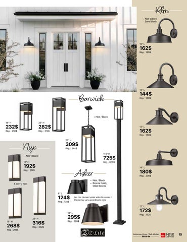 INTER Luminaires 灯饰目录 automne-hiver 2025-26 第 15 页