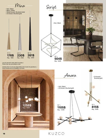 INTER Luminaires 灯饰目录 automne-hiver 2025-26 第 18 页