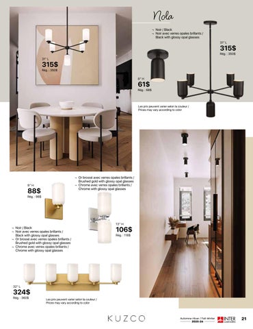 INTER Luminaires 灯饰目录 automne-hiver 2025-26 第 21 页