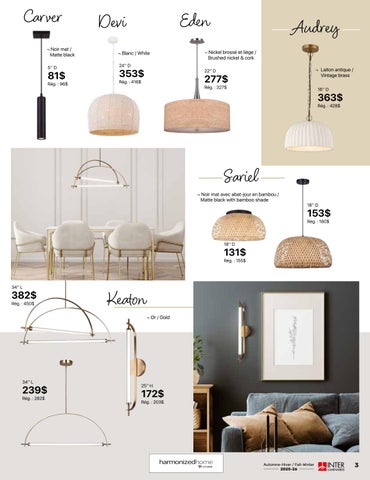 INTER Luminaires 灯饰目录 automne-hiver 2025-26 第 3 页