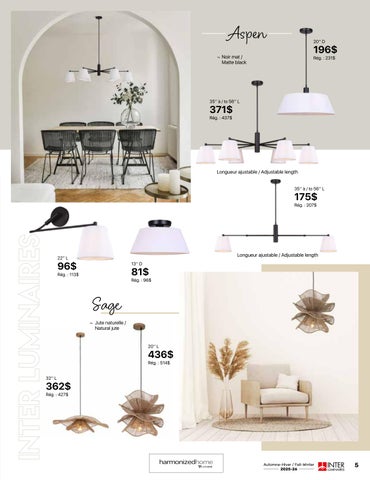 INTER Luminaires 灯饰目录 automne-hiver 2025-26 第 5 页