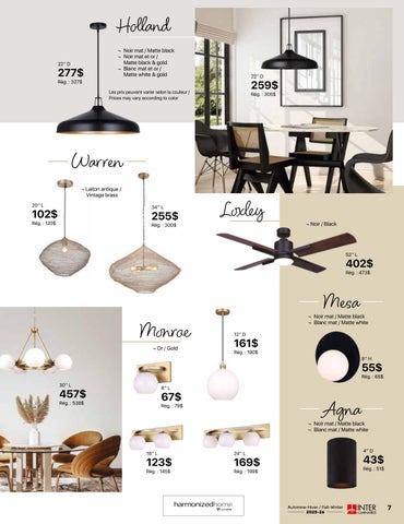 INTER Luminaires 灯饰目录 automne-hiver 2025-26 第 7 页
