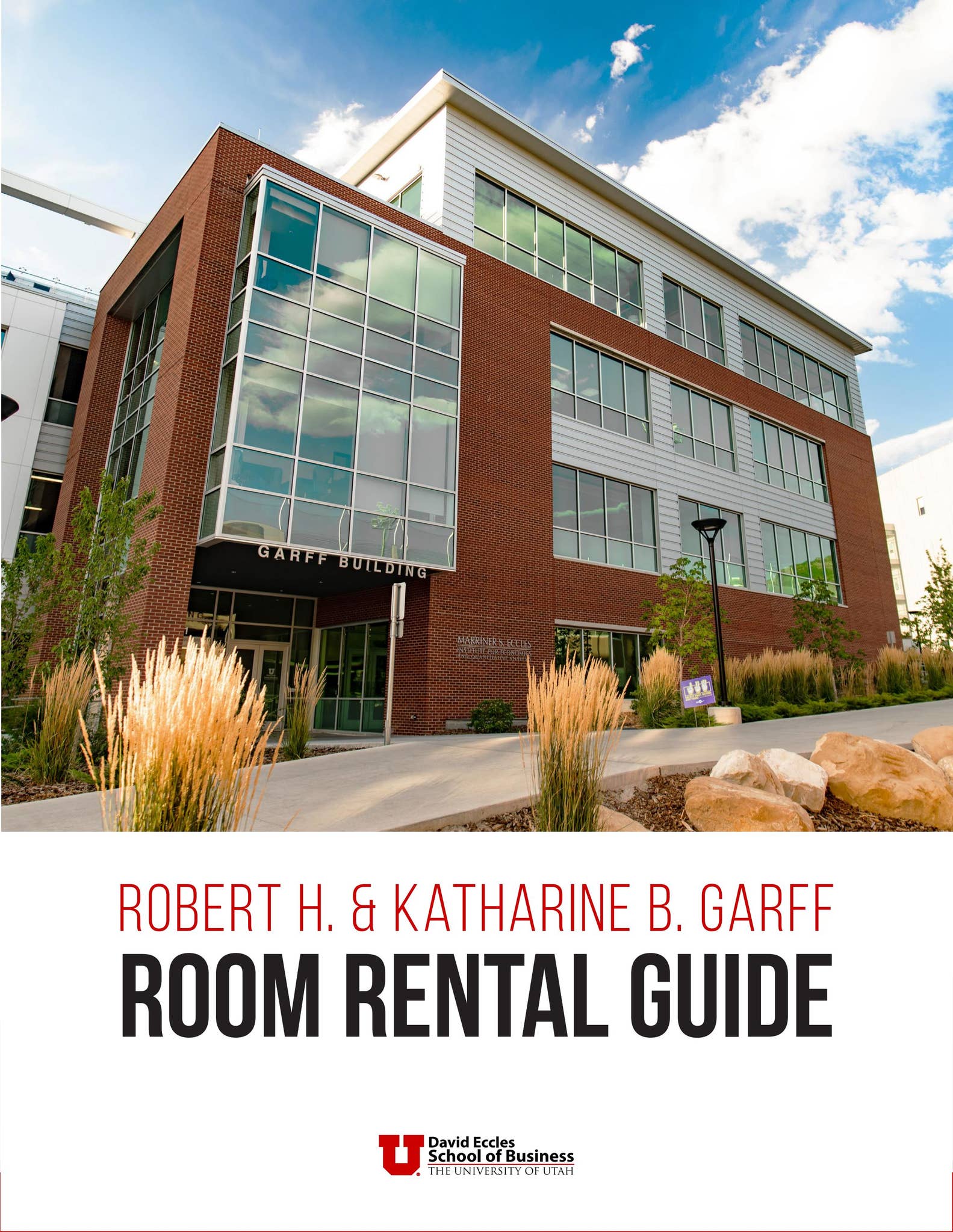 Garff Building Rental Brochure by University of Utah Graduate Programs ...