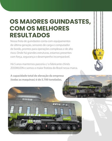 Apresentação IDEAL GUINDASTES E EQUIPAMENTOS 第 7 页