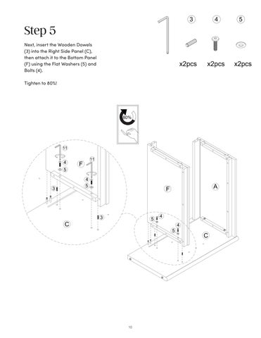 Jacala 收纳 柜 Instruction Sheet 37821 第 10 页