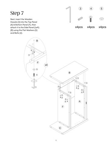 Jacala 收纳 柜 Instruction Sheet 37821 第 12 页