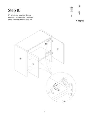 Jacala 收纳 柜 Instruction Sheet 37821 第 15 页