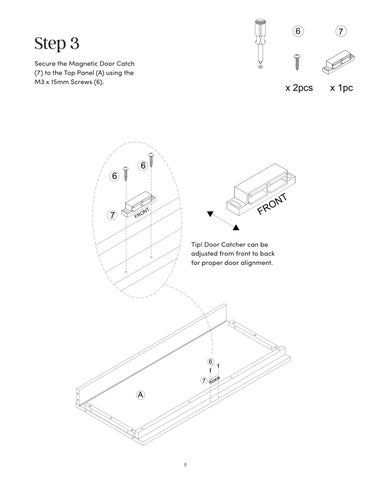 Jacala 收纳 柜 Instruction Sheet 37821 第 8 页