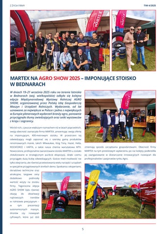 Truck Informator Martex - Kwartalnik 编号 .4. (57) październik-grudzień 2025 第 5 页