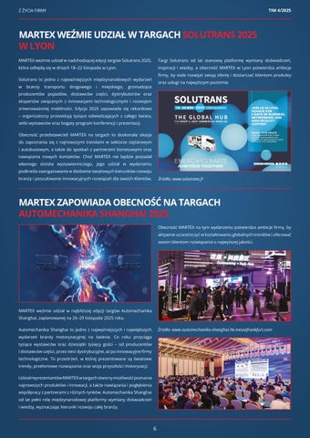 Truck Informator Martex - Kwartalnik 编号 .4. (57) październik-grudzień 2025 第 6 页
