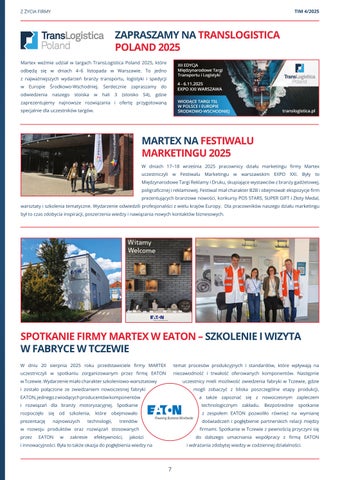 Truck Informator Martex - Kwartalnik 编号 .4. (57) październik-grudzień 2025 第 7 页