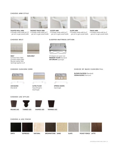 Universal Furniture Universal Upholstery 家具型录 第 21 页