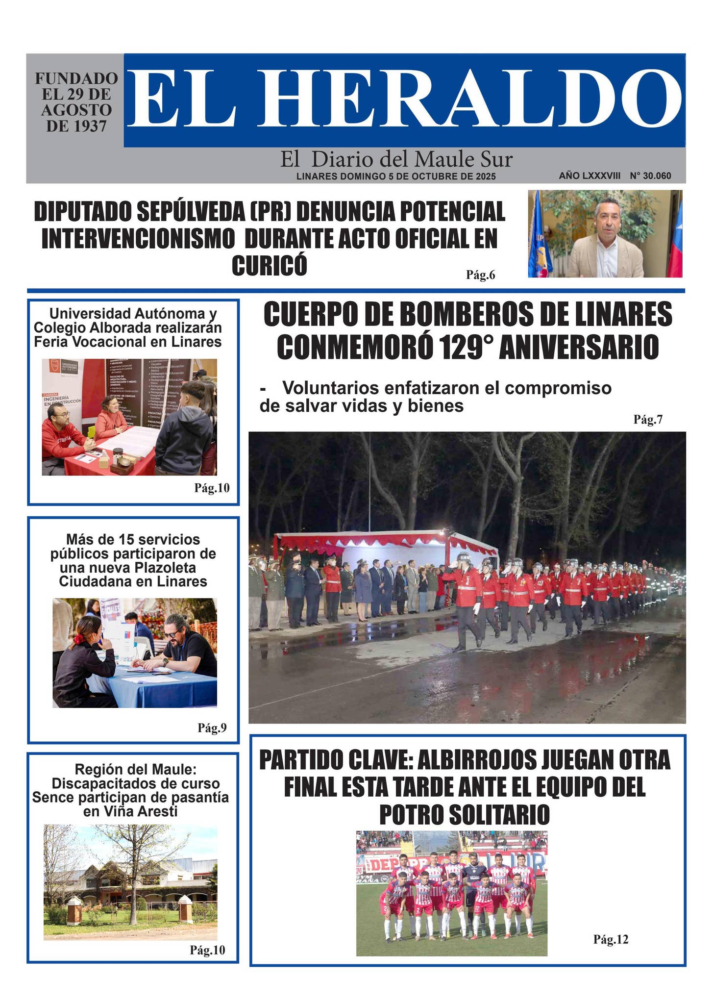 Domingo 05 de octubre 2025