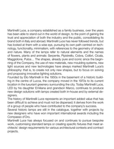 martinelli luce spa 灯饰目录 · Projects 册 - Martinelli Luce 第 3 页