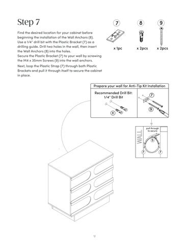 Iris 斗柜 Instruction Sheet 71231 第 12 页