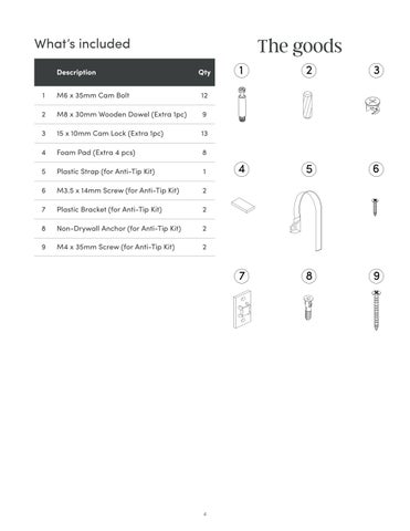 Iris 斗柜 Instruction Sheet 71231 第 4 页