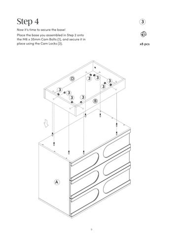 Iris 斗柜 Instruction Sheet 71231 第 9 页