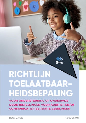 Final Simea Richtlijn toelaatbaarheidsbepaling