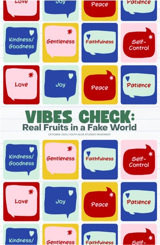 YASM LESSON — OCTOBER 2025 — VIBES CHECK (REAL FRUIT IN A FAKE WORLD) PART II
