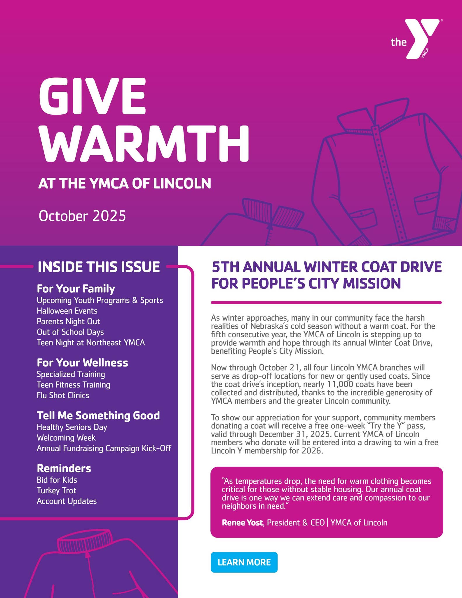 YMCA of Lincoln October 2025 Newsletter by YMCA of Lincoln Issuu