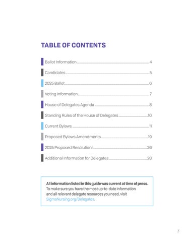 Delegate Information 指南 | Convention 2025 第 3 页