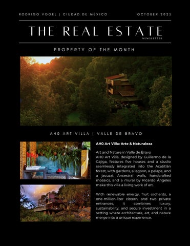 The Real Estate Newsletter | October Edition