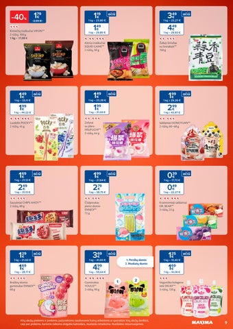 MAXIMA kaininis leidinys 编号 . 41 第 9 页