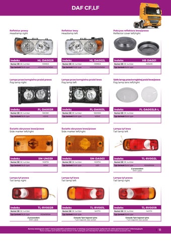 InterCars SA Trucklight 灯饰目录 ENG PL 第 11 页