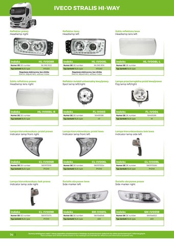InterCars SA Trucklight 灯饰目录 ENG PL 第 14 页