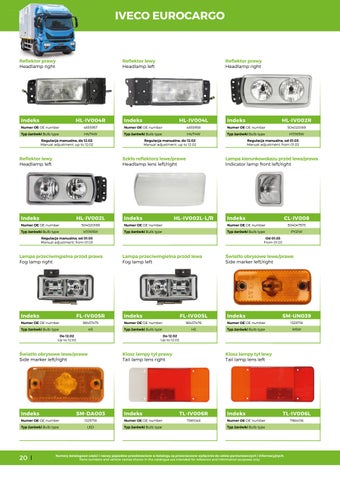 InterCars SA Trucklight 灯饰目录 ENG PL 第 20 页