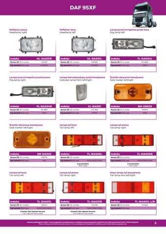 InterCars SA Trucklight 灯饰目录 ENG PL 第 9 页