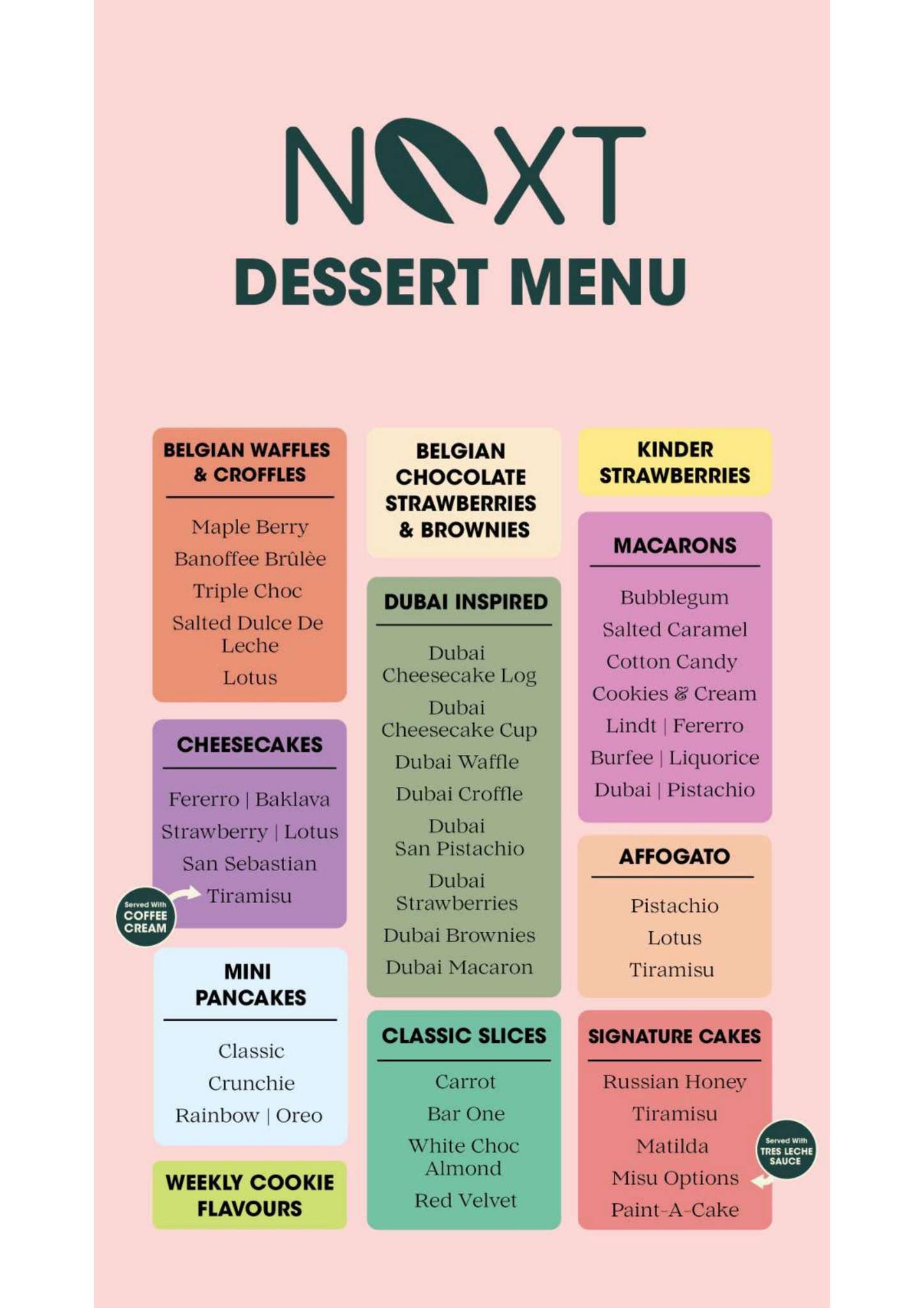 Next Dessert Menu by Next Media - Issuu
