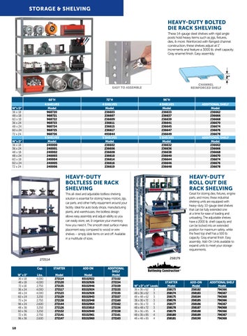 Indoff - ThomasNet - 2025 Material Handling 家具目录 第 10 页
