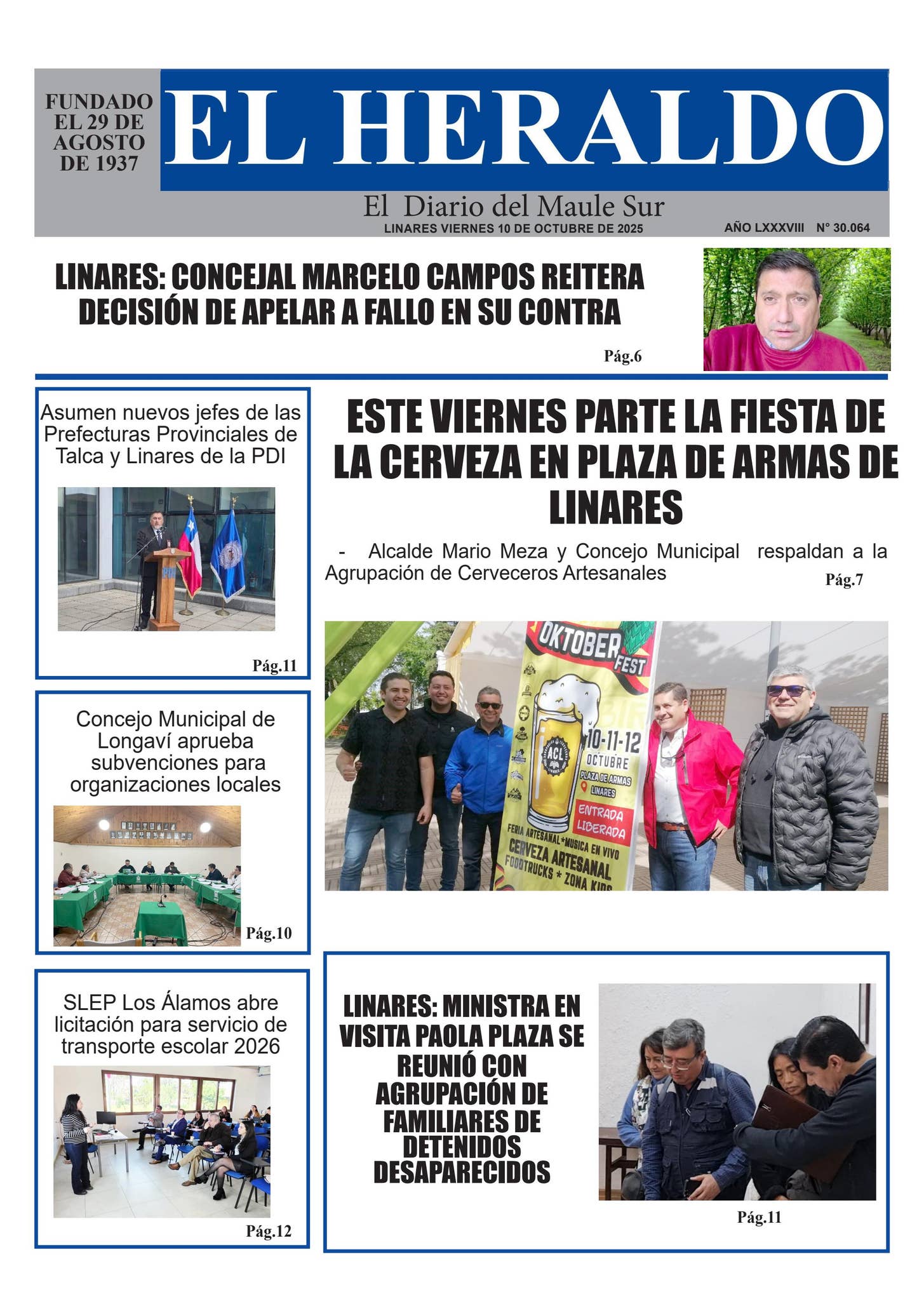 Viernes 10 de octubre 2025
