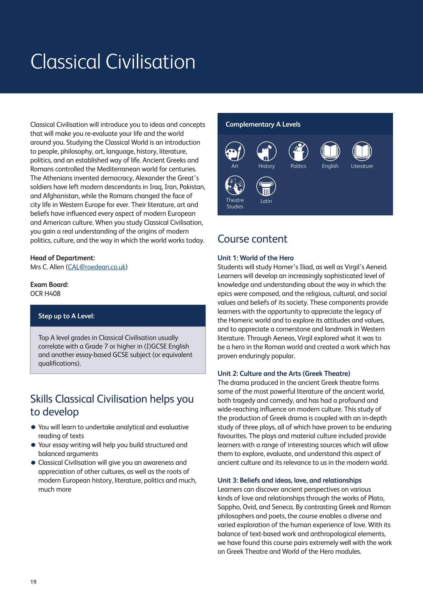 Sixth Form Curriculum Booklet 2026-2027 by Roedean School - Issuu