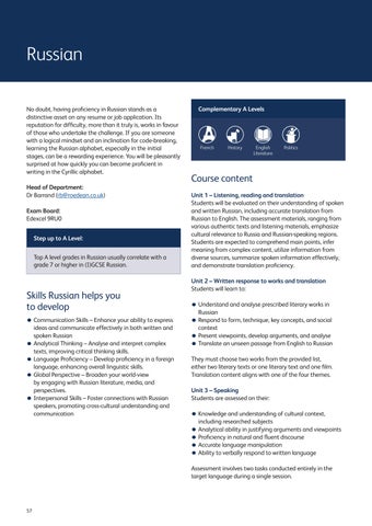 Sixth Form Curriculum Booklet 2026-2027 by Roedean School - Issuu