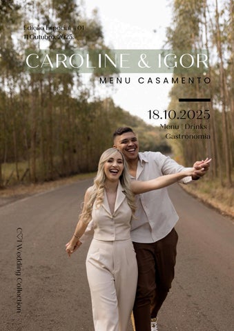 Black and White Minimalist Wedding Magazine A4