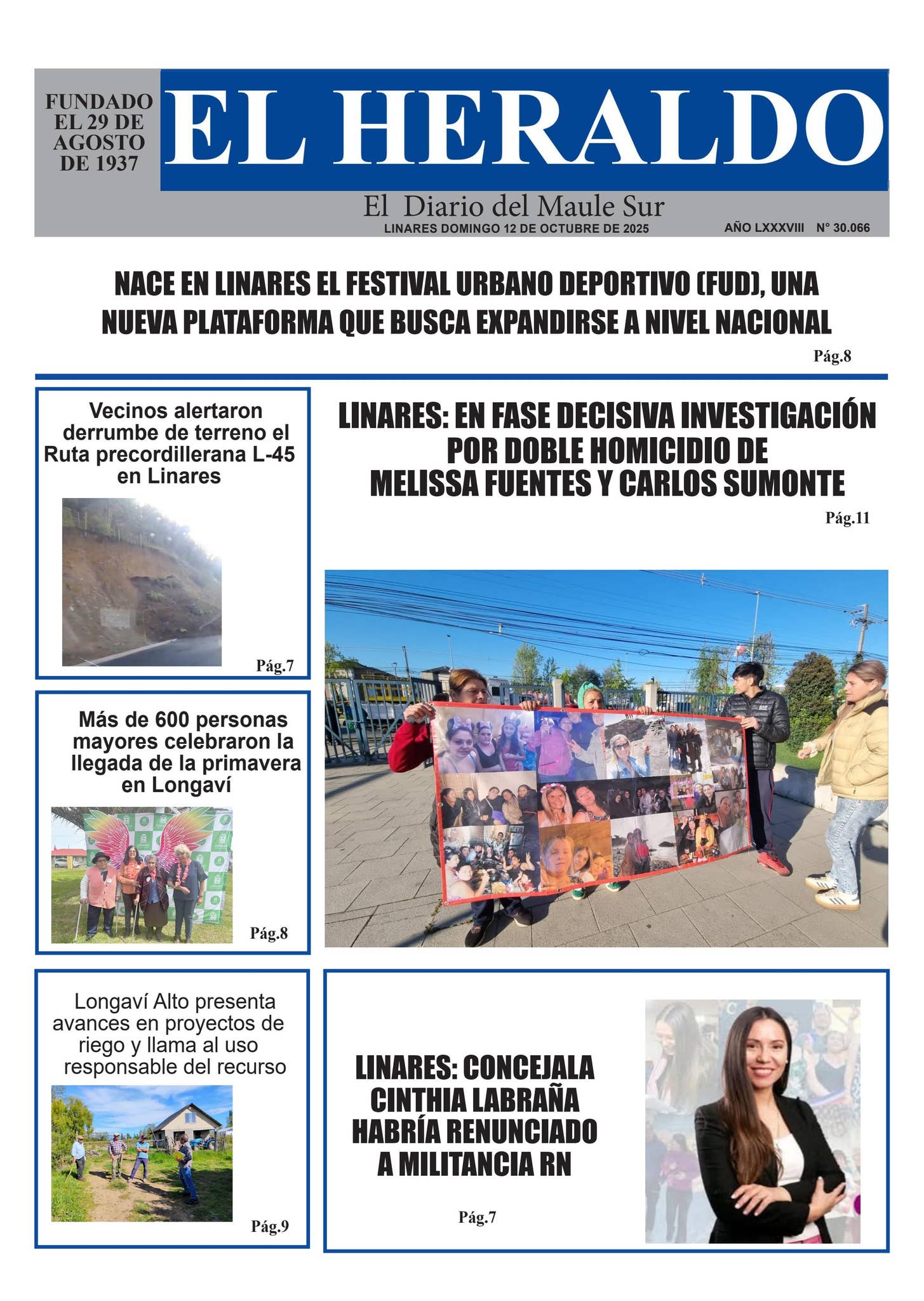 Domingo  12 de octubre 2025